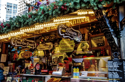 Gluhwein and other drinks at this stall